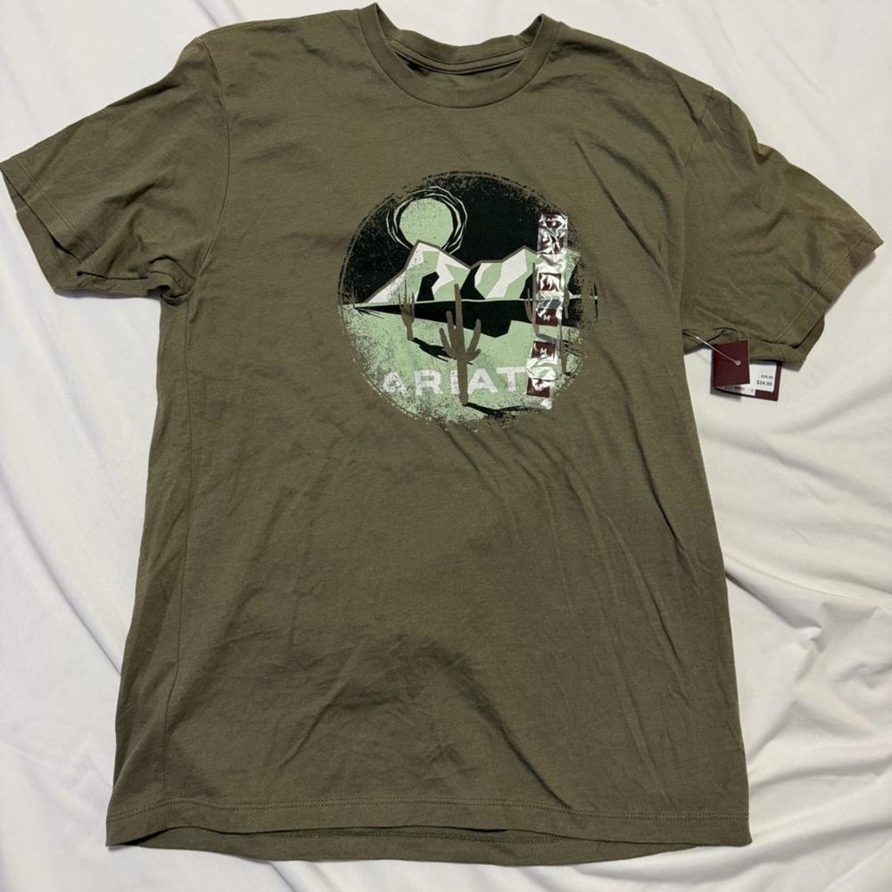 Ariat Olive Green Graphic Tee